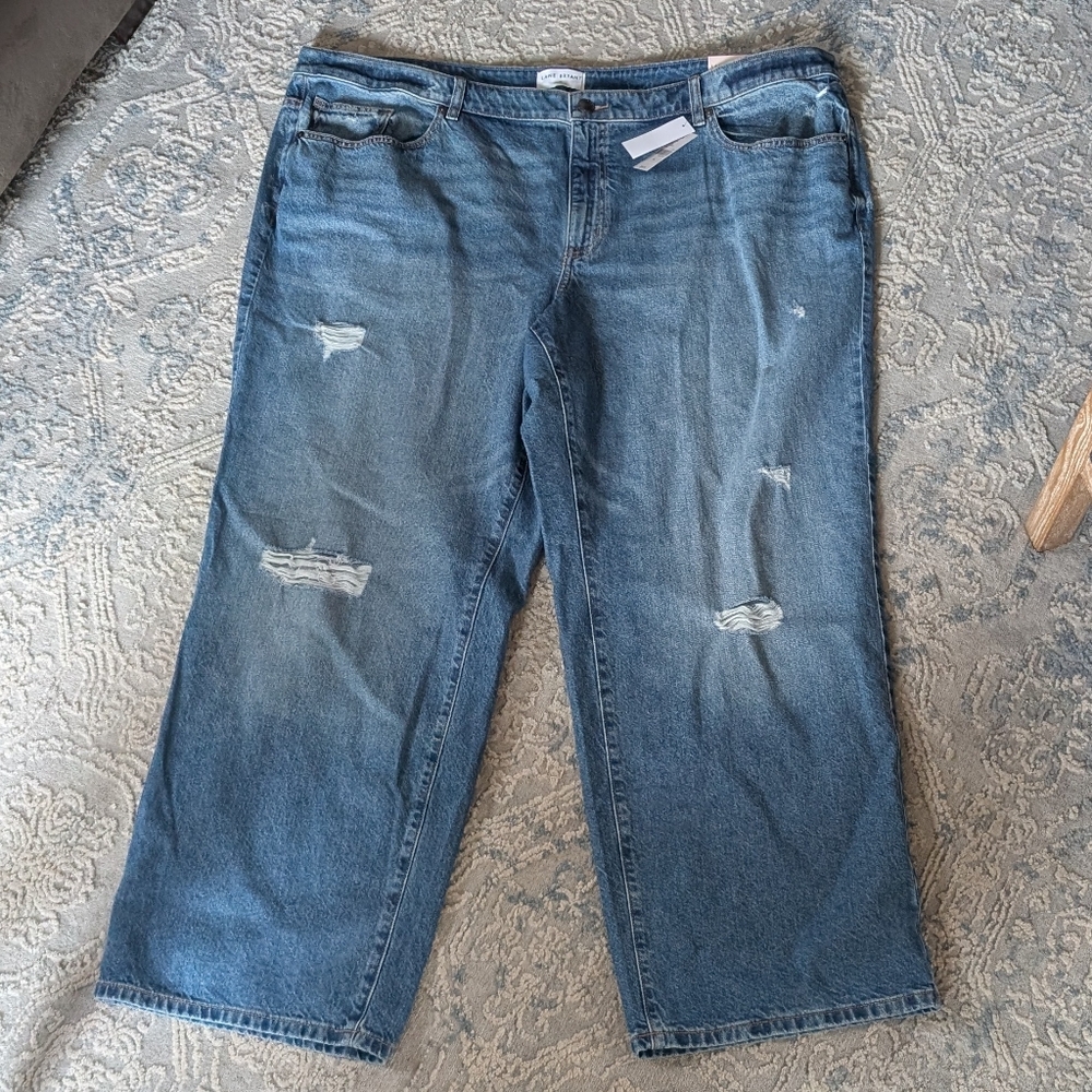 Sz26 Lane Bryant Signature Fit Relaxed Straight Mid-Rise